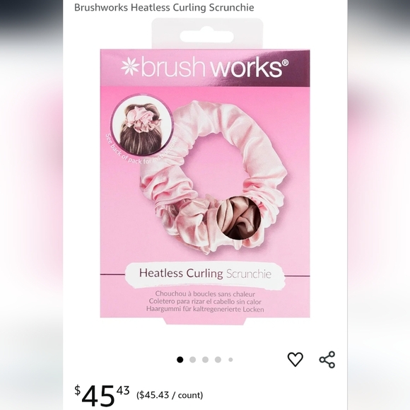 Brush Works Heatless Curling Scrunchie - Picture 4 of 10